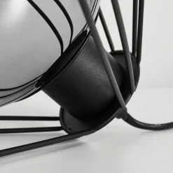 Lampe De Table Uarau Noir, 1 Lumiere