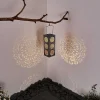 Lampe Solaire Ajman Led Cuivre, Argente, 1 Lumiere