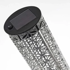 Lampe Solaire Hankinson Led Gris, Noir, Argente, 1 Lumiere