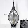 Lampe Solaire Pasadena Led Noir, 1 Lumiere