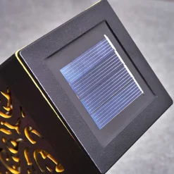 Lampe Solaire Staranzano Led Jaune, Noir, 1 Lumiere
