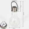Lampe Solaire Tian Led Noir, 1 Lumiere