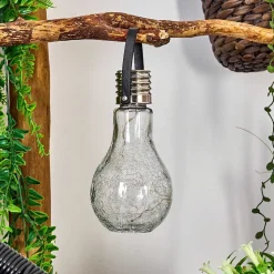 Lampe Solaire Tian Led Noir, 1 Lumiere
