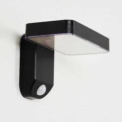 Lampe Solaires Bondarp Led Noir, 1 Lumiere, Detecteur De Mouvement