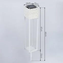 Lampe Solaires Quarrata Led Blanc, 1 Lumiere