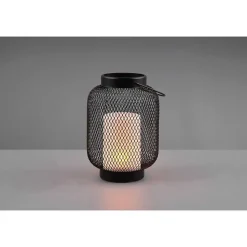 Lampe Solaires Reality Sonora Led Noir, 1 Lumiere