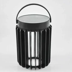 Lampe Solaires Rossina Led Noir, 1 Lumiere
