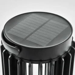 Lampe Solaires Rossina Led Noir, 1 Lumiere