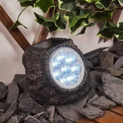 Lampe Solaires Sameo Led Brun, 8 Lumieres