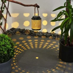 Lampe Solaires Sessivi Led Brun, Noir, 1 Lumiere