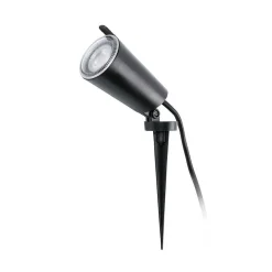 Lampe Sur Piquet Faro Barcelona Toni Noir, 1 Lumiere