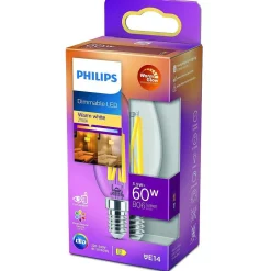Led E14 5,9 Watt 2200-2700 Kelvin 810 Lumen Philips