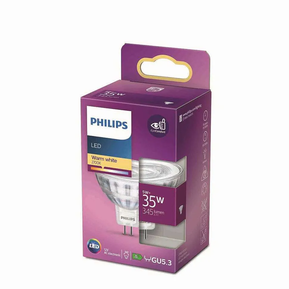Led Gu5.3 4,4 Watt 2700 Kelvin 345 Lumen Philips