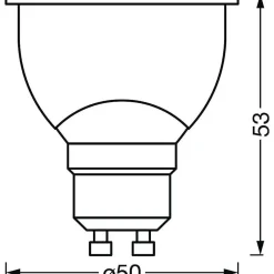 Ledvance Sun@Home Led Gu10 4,9 Watt 2200-5000 Kelvin 268 Lumen