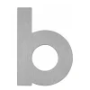 Lettre B Albert 931 Acier Inoxydable