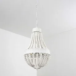 Lustre Ararat Blanc, 3 Lumieres