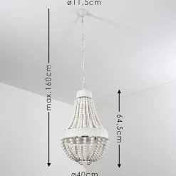 Lustre Ararat Blanc, 3 Lumieres
