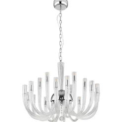 Lustre Globo Akko Chrome, 18 Lumieres