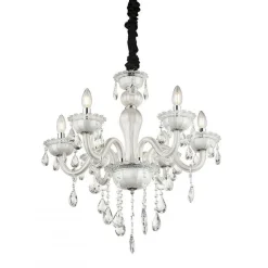 Lustre Globo Blanc, 6 Lumieres