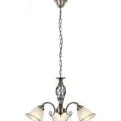 Lustre Globo Blanc, 3 Lumieres