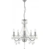 Lustre Globo Chrome, 5 Lumieres