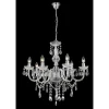 Lustre Globo Cuimbra I Chrome, Acier Inoxydable, 6 Lumieres