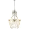 Lustre Globo Stromboli Chrome, Clair, 3 Lumieres