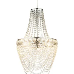 Lustre Globo Stromboli Chrome, Clair, 3 Lumieres