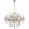 Lustre Ideal Lux Florian Chrome, 18 Lumieres