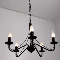 Lustre Reality Rouille, 5 Lumieres