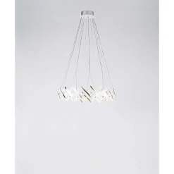 Lustre Serien Lighting Zoom Led Acier Inoxydable, 1 Lumiere