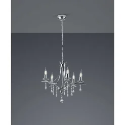 Lustre Trio Leuchten Lucerna Chrome, 5 Lumieres