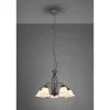 Lustre Trio-Leuchten Rustica Rouille, 5 Lumieres
