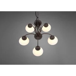 Lustre Trio-Leuchten Rustica Rouille, 5 Lumieres