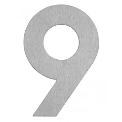 Numeros De Maison 9 Albert 929 Acier Inoxydable