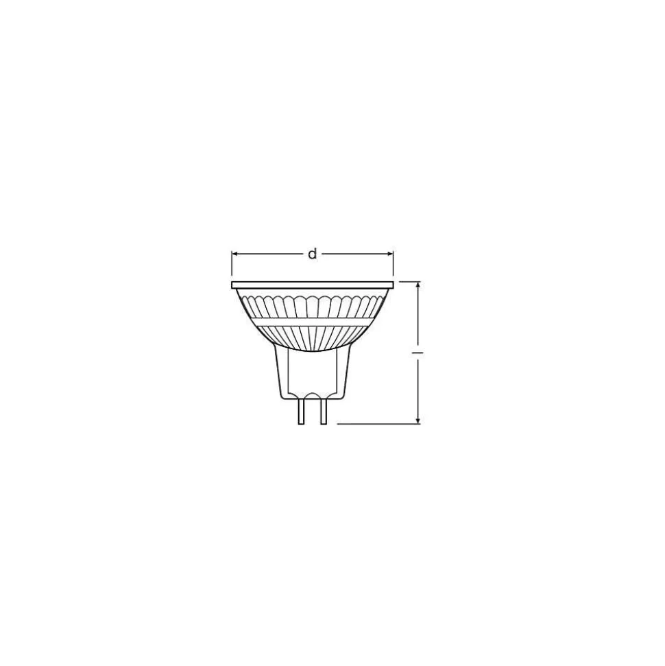 Osram 2 Setled Star Gu5.3 4,3 Watt 2700 Kelvin 396 Lumen