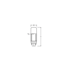 Osram Dulux G24D 5,5 Watt 3000 Kelvin 640 Lumen