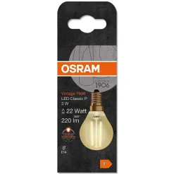 Osram Vintage 1906® Led E14 2,5 Watt 2400 Kelvin 220 Lumen
