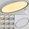 Panneau Led Kombito Argente, Blanc, 1 Lumiere, Telecommandes