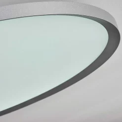 Panneau Led Kombito Argente, Blanc, 1 Lumiere, Telecommandes