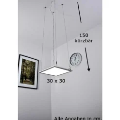 Panneau Paul Chrome, 1 Lumiere