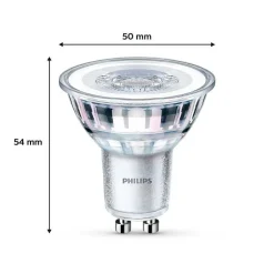 Philips Classic Lot De 2 Led Gu10 3,5 Watt 2700 Kelvin 255 Lumen