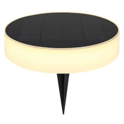 Pique De Terre Globo Solar Led Noir, 1 Lumiere