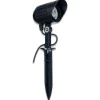Pique De Terre Lcd Wiesloch Led Noir, 1 Lumiere