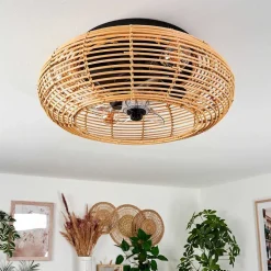 Plafonnier 50 Cm Mulstrand Noir, 4 Lumieres