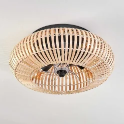 Plafonnier 50 Cm Mulstrand Noir, 4 Lumieres, Telecommandes