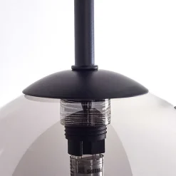 Plafonnier - Verre Chehalis Fume, 5 Lumieres