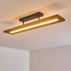 Plafonnier Adak Led Gris, 1 Lumiere