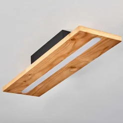 Plafonnier Adak Led Noir, 1 Lumiere