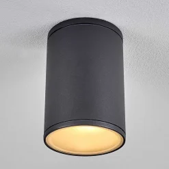 Plafonnier Agua Noir, 1 Lumiere